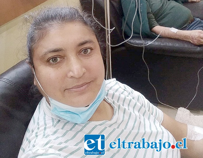 Valeria Segura sigue necesitando apoyo. Ahora está en el Hospital San Antonio de Putaendo.