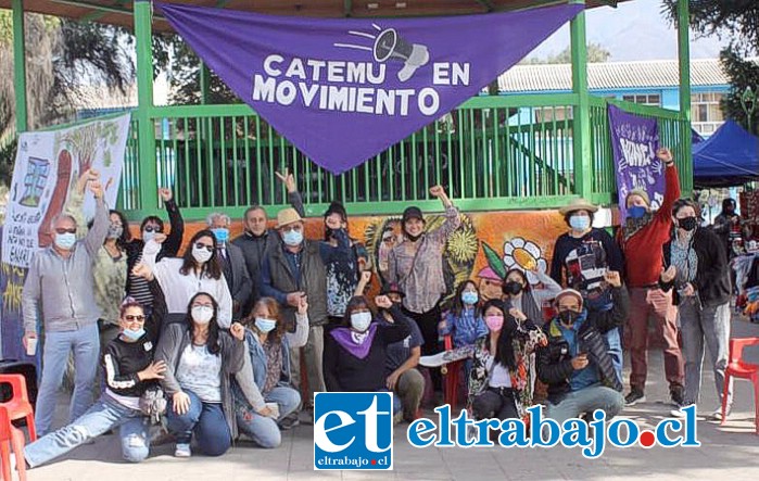 Los integrantes de ‘Catemu en Movimiento’. (Foto archivo)