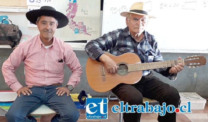 LOS GRANDES DE ACONCAGUA.- Rubén ‘Chamullo’ Tapia y Pedro ‘Choro Estay estarán este viernes en el Liceo San Felipe, haciendo de las suyas.