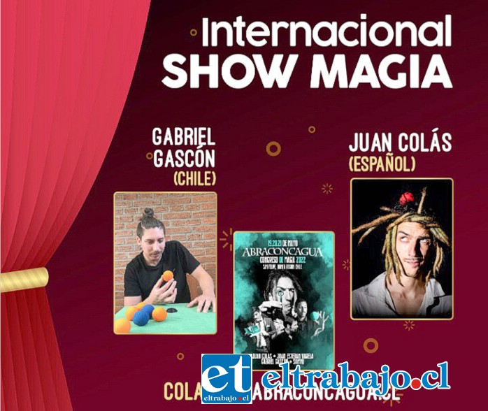 Este jueves a las 18:30 horas, la magia se tomará el Teatro Municipal de San Felipe.