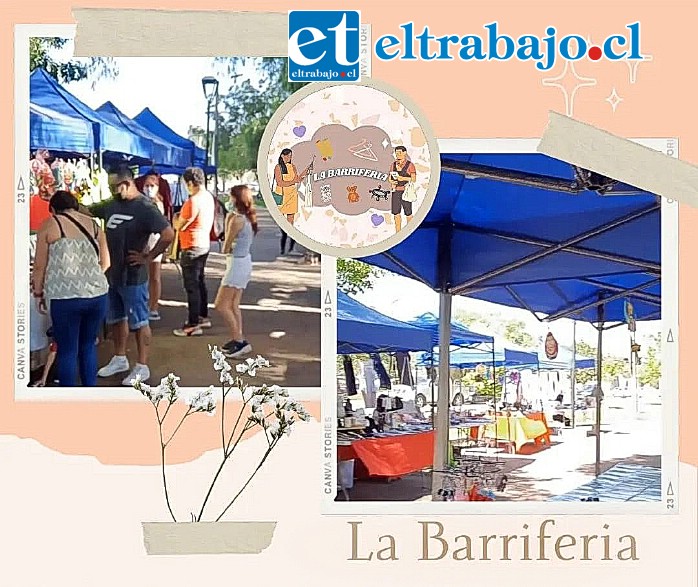 El logo de Barriferia que se instala los días sábado frente al terminal de buses en la Avenida Yungay desde las 10 de la mañana hasta las 6 y media de la tarde.