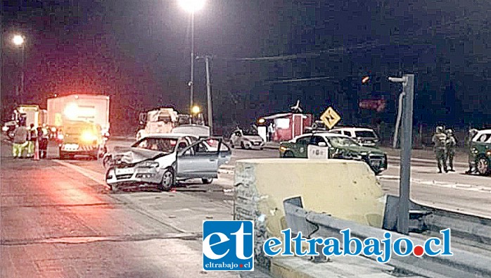 El accidente se registró el 03 de marzo de 2020, a eso de las 22:40 horas en el peaje Las Vegas de la comuna de Llay Llay.