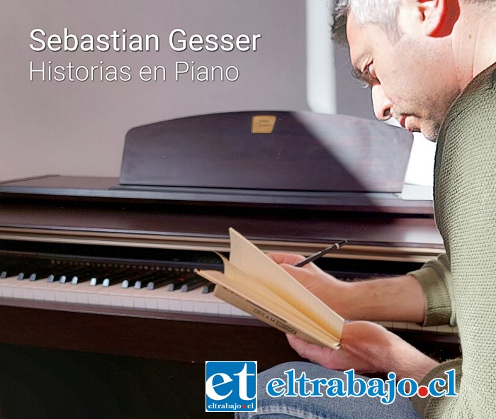 Esta es la carátula del nuevo disco de Sebastian Gesser, ‘Historias en Piano’.