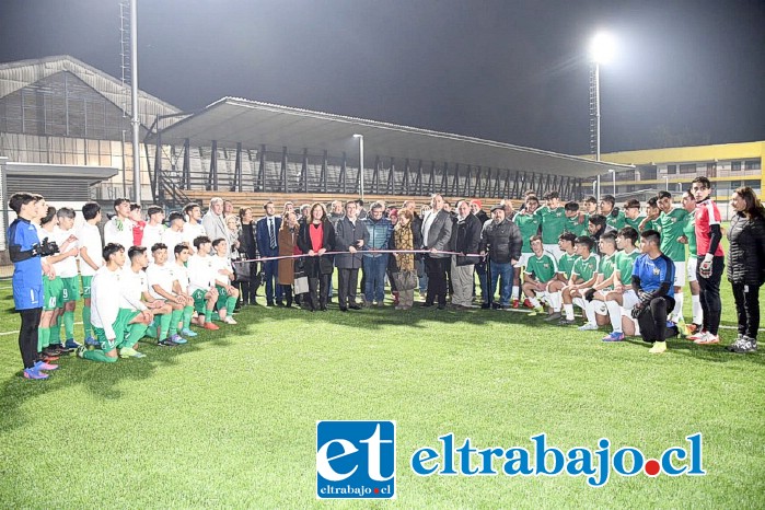 El estadio luce impecable, con buena iluminación, donde el fútbol amateur de Los Andes será uno de los tantos beneficiarios de este nuevo recinto.