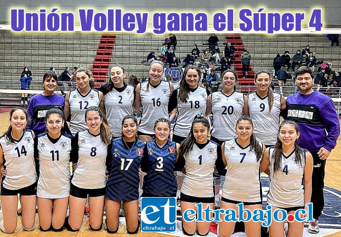 Al ganar el Súper 4 el conjunto femenino del Unión Volley podrá volver a jugar en la serie mayor del voleibol femenino chileno.