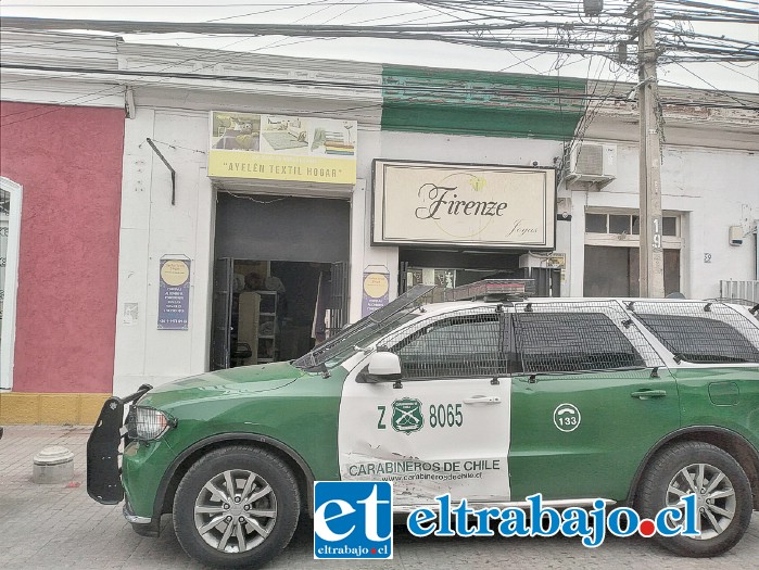 Carabineros llegó hasta el lugar para investigar y determinar quiénes son los responsables de este hecho.