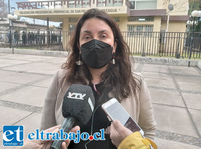 Claudia Muñoz, jefa del Departamento de Gestión Hospitalaria del Servicio de Salud Aconcagua.