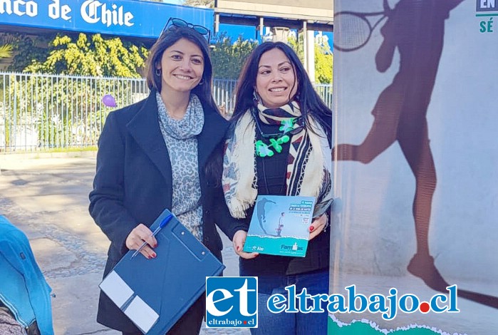 Profesionales del Programa Familias de Acogida realizaron una jornada de difusión de su trabajo.