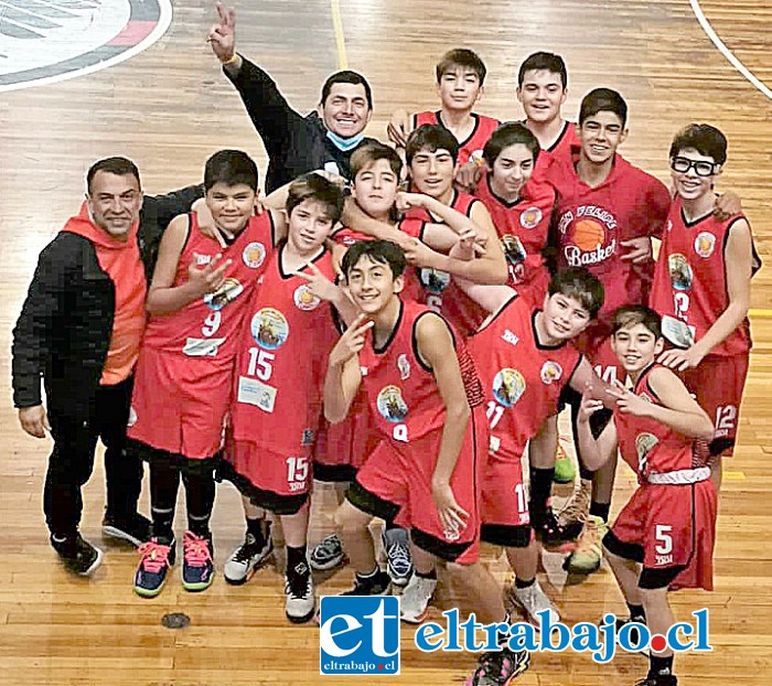 El conjunto U15 de San Felipe Basket fue subcampeón en la Copa Alemania.