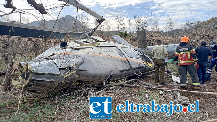 El piloto falleció en forma instantánea en el mismo lugar del accidente.