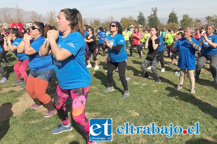 Los Cesfam Centenario y Cordillera Andina invitan a toda la comunidad a realizar actividad física en una gran MasterClass, este viernes 26 de agosto desde las 09:00 en el Parque Urbano. (Archivo)