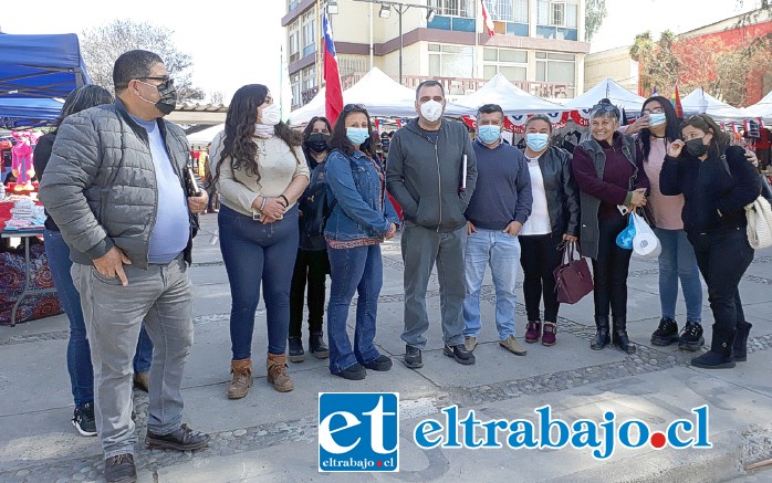 Todos los representantes de los seis comités que se reunieron este día viernes en dependencias de la Delegación Presidencial Provincial San Felipe.