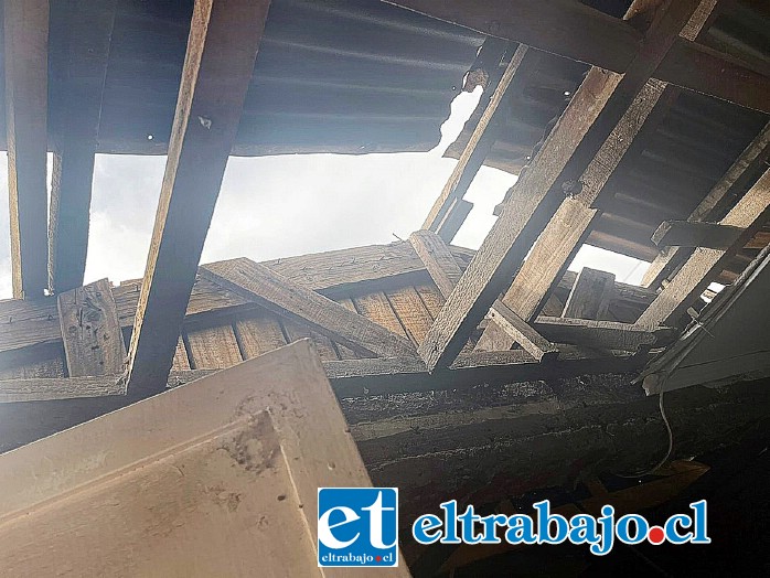 Los ladrones provocaron también daños en las instalaciones del club Ulises Vera.