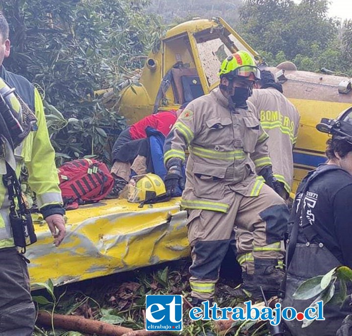 La dificultad de acceder al sitio del suceso complicó las labores de rescate.