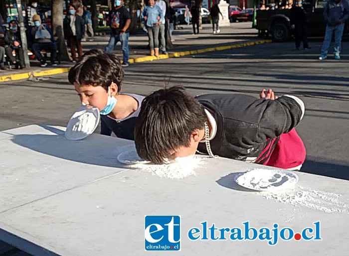 La yincana, otra de las grandes atracciones que tuvo la fiesta criolla.