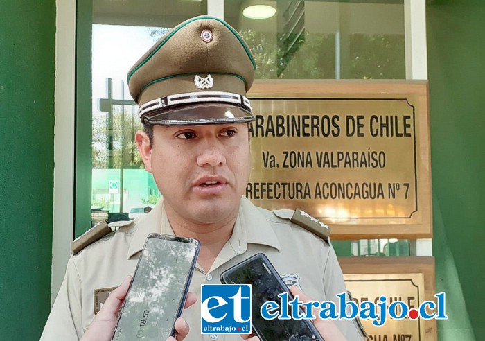 Capitán Manuel Sepúlveda destacó la labor preventiva de Carabineros en el balance de accidentes el largo fin de semana.