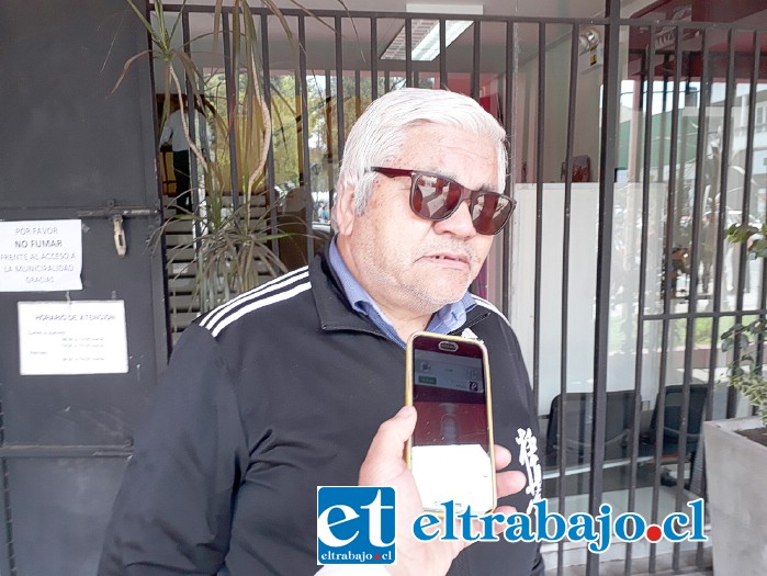 Nelson Leiva, administrador del terminal de buses San Felipe.