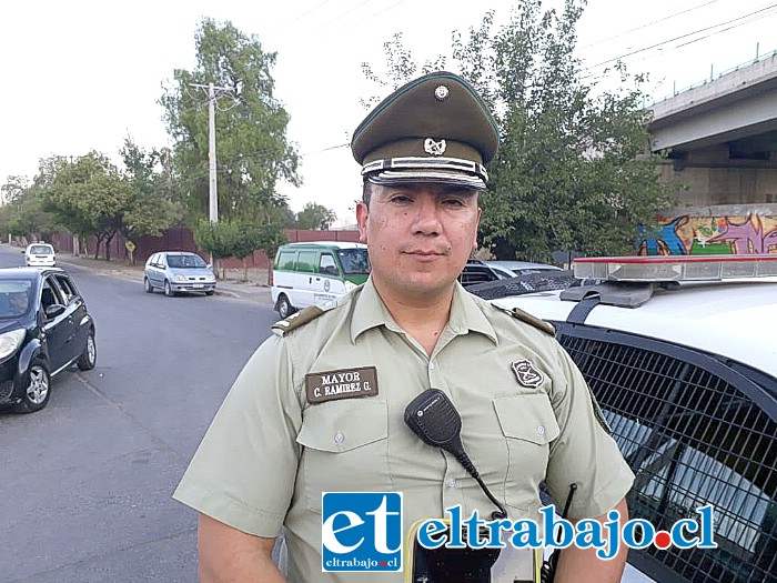 Mayor Cristian Ramírez Galdámez se va en enero a la Escuela de Formación Policial de Carabineros de Chile.