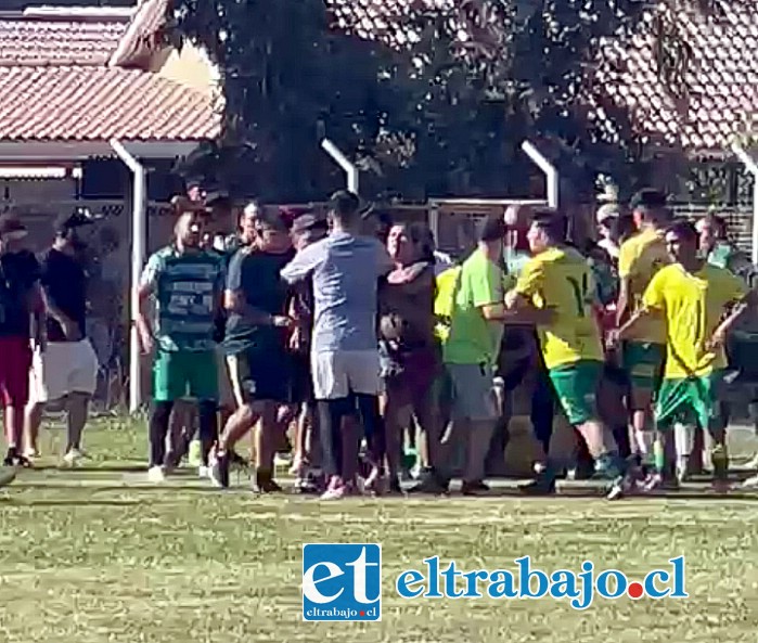 Estos incidentes obligaron a suspender el torneo 2022 de la Asociación de Fútbol de San Felipe.