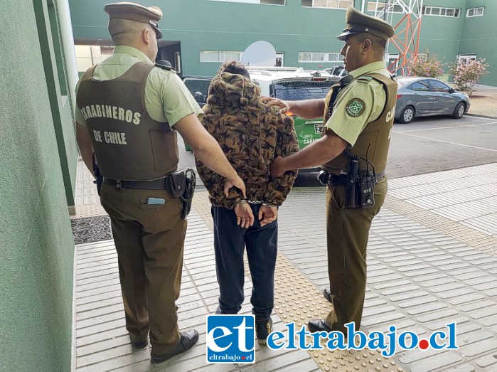 El imputado, de 18 años de edad, es un avezado delincuente que fue sacado de circulación por Carabineros.