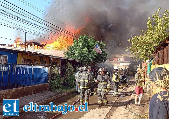 El devastador incendio dejó literalmente con lo puesto al guardia Rodrigo Villegas, para quien sus colegas piden colaboración.