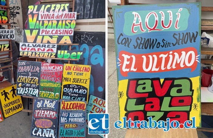 La exposición incluye gráfica popular del Plan de Valparaíso, Barrio Puerto, Cerro Alegre, Cerro Cordillera, Cerro Concepción y Cerro Playa Ancha.