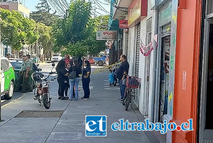 El asalto conmocionó a la comuna de Llay Llay, no acostumbrada a este tipo de delitos. (Foto TVmas Llay-Llay Catemu)