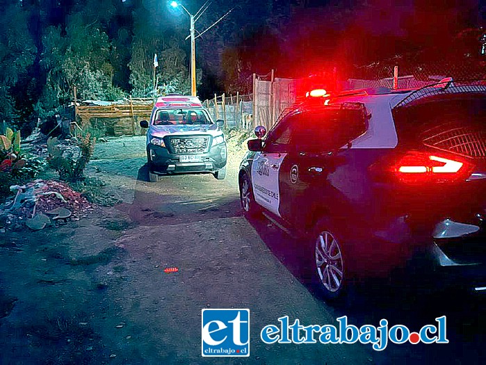 Carabineros llegó hasta el lugar de los hechos y logró detener al sujeto acusado de matar a su cuñado de 44 años.