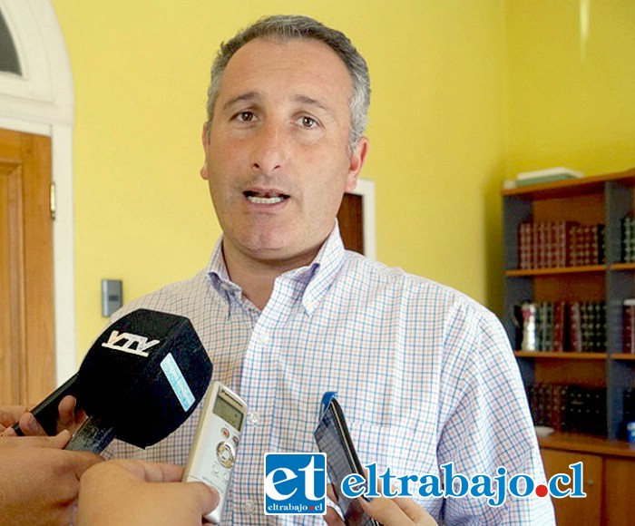 Víctor Catán, presidente de la Asociación de Agricultores Santa Rosa de Los Andes.