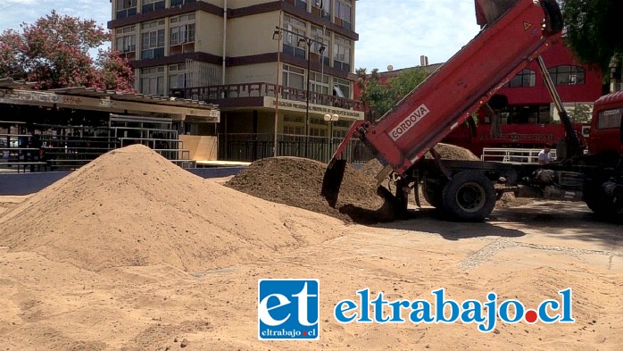 En plena construcción se encuentra la cancha donde las mejores parejas a nivel nacional animarán el vóleibol arena de San Felipe.