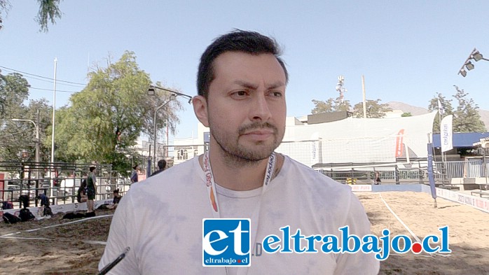 Esteban Herrera, coordinador del Departamento de Deportes de la Municipalidad de San Felipe.