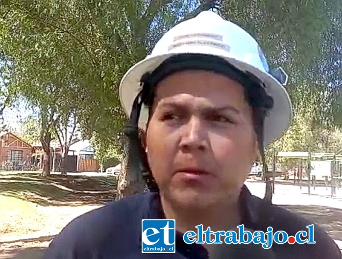 Juan Carrasco, Ingeniero de Proyectos de la empresa afectada.