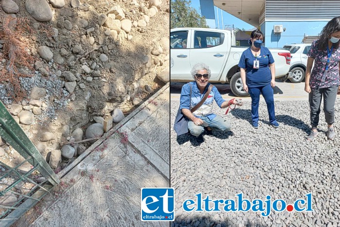 Diversas deficiencias advirtió el concejal Sabaj en visita al lugar.