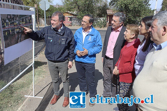 En la comuna de Putaendo, el Seremi de OO.PP. Yanino Riquelme anunció los detalles de los trabajos.