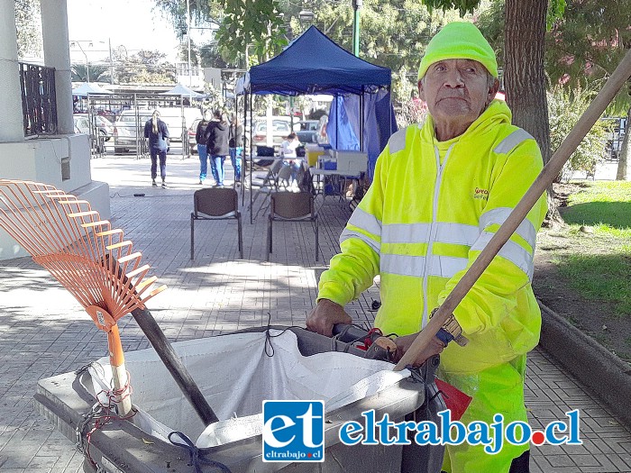 Jaime Reyes cumplió 30 años de servico.