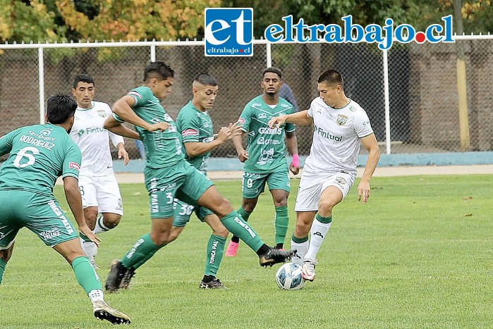 Trasandino no pudo quedarse con los tres puntos en el duelo ante General Velásquez. (Foto: Ángel Olmedo/ANFP)