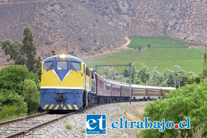 El Tren del Recuerdo visitará Panquehue el sábado 27 de mayo y permitirá que los vecinos puedan realizar un paseo hasta la ciudad de Los Andes.