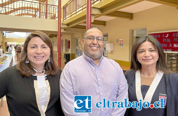 Directiva Sindicato Trabajadores SETICH: De izquierda a derecha Yohana Morales, secretaria; Rafael Santander, tesorero, y Claudia López, presidente. (Foto archivo)