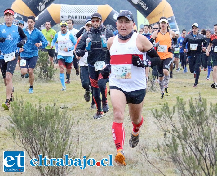 Jorge Estay será uno de los cientos de competidores que este sábado correrá el Trail Run en Putaendo.