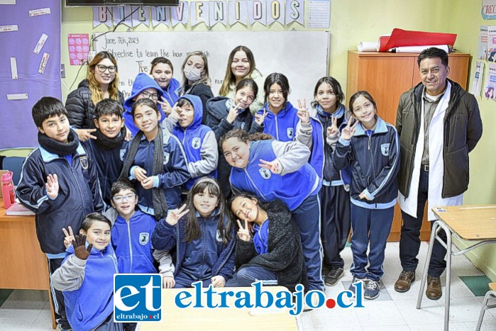 Taller de salud mental al quinto básico de la Escuela San Alberto de Guzmanes.