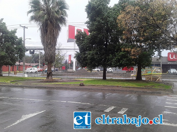 Esta es la plazoleta por donde pasan personas que se bajan de la micro que entendemos va hacia Putaendo, y donde hace un mes fue asaltada una joven.