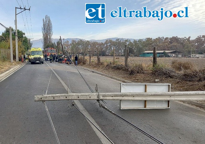 Un fallecido dejó accidente vehicular en el sector de El Pino de Santa María.