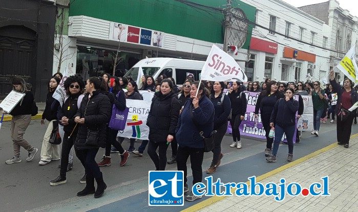 ‘Tías’ de Integra siguen marchando, pese a oídos sordos de la autoridad