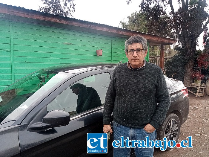 Francisco Rivera Quiroga, presidente de la Línea 11 y de la Federación de Taxis Colectivos de San Felipe.