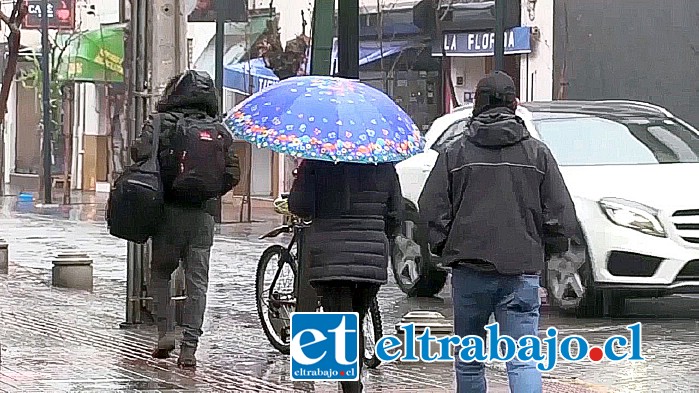 Escasos 2 a 3 mm de lluvia dejaría este frente de mal tiempo que se inició hace unas horas. (Foto archivo)