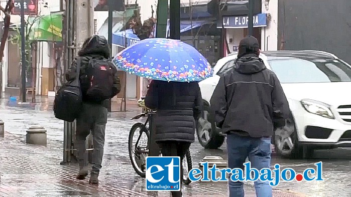 Entre 4 a 8 milímetros de agua caída dejó el paso del sistema frontal en Aconcagua.