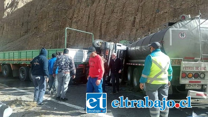 Camionero de Putaendo falleció en accidente en Argentina.