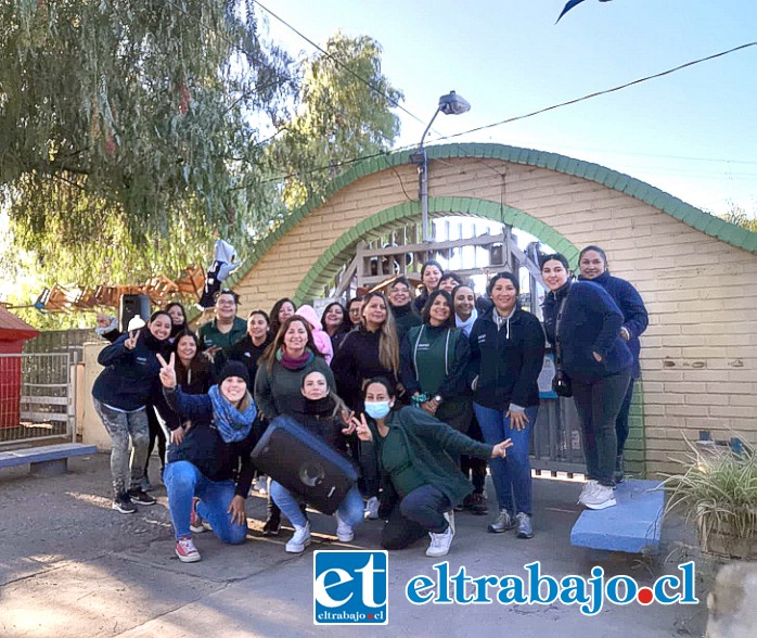 Trabajadoras de San Felipe se sumaron al paro nacional.