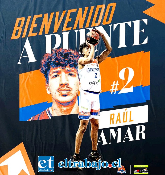 Raúl Amar tendrá su primera experiencia profesional en el club Puente Alto.