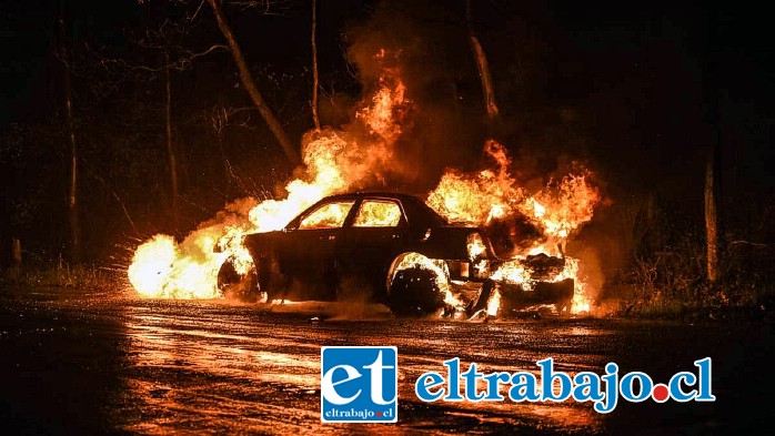 El automóvil mantenía encargo por robo desde la ciudad de La Calera, por lo que Carabineros investiga las causas que provocaron este hecho. (Imagen referencial)